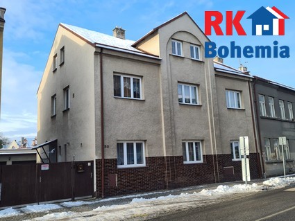 Prodej, rodinný dům, Bakov nad Jizerou, pozemek 424 m2, ul. Boleslavská - pohled na dům