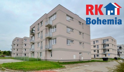Pronájem novostavby bytu 2+kk s balkónem a parkovacím stáním v obci Cerhenice.