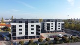Pronájem novostavby bytu 2+kk s předzahrádkou a parkovacím stáním v Českém Brodě.